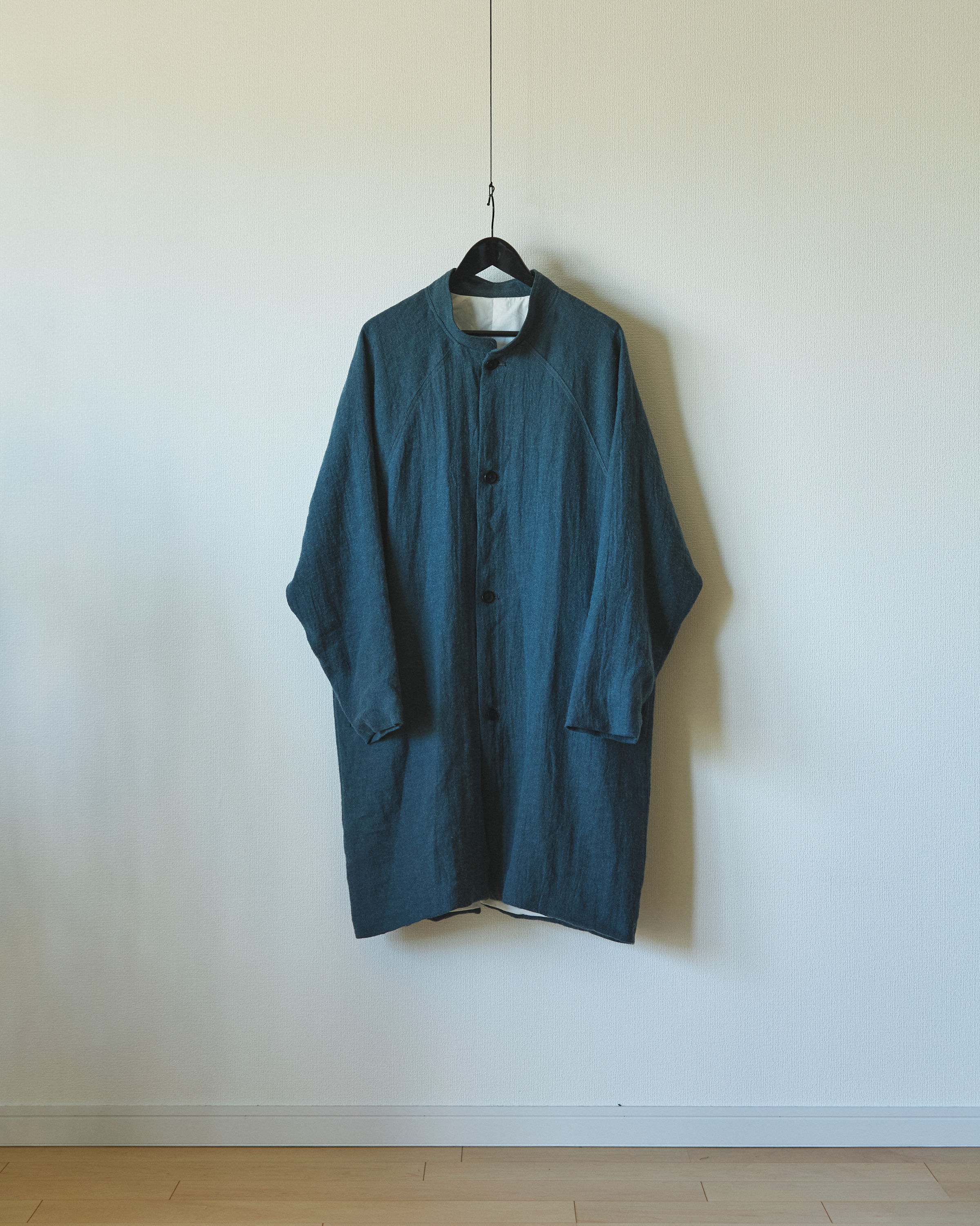 LinenWool Herringbone Coat