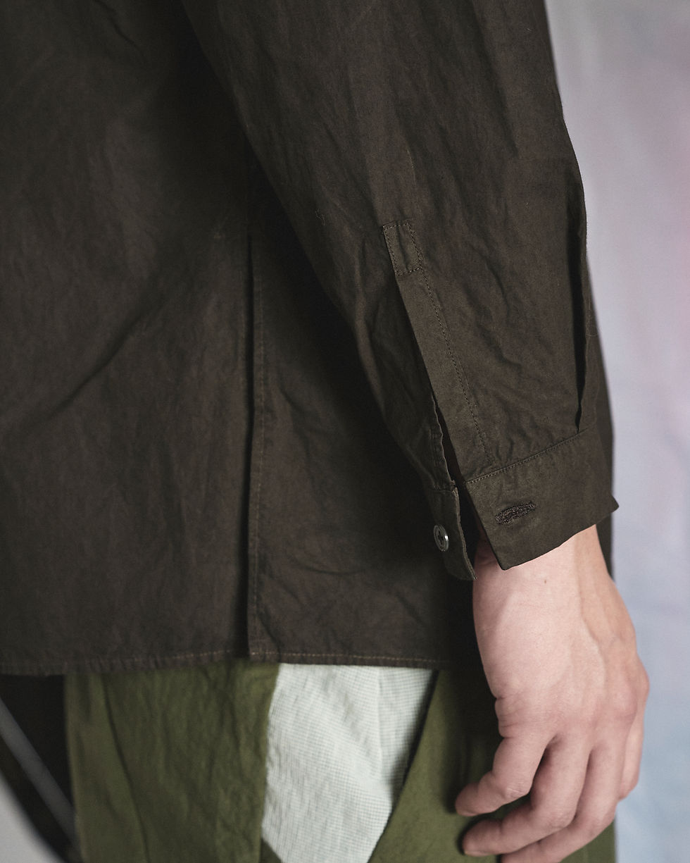 縮圖：Typewriter StandcollarShirts 奄美大島泥染め