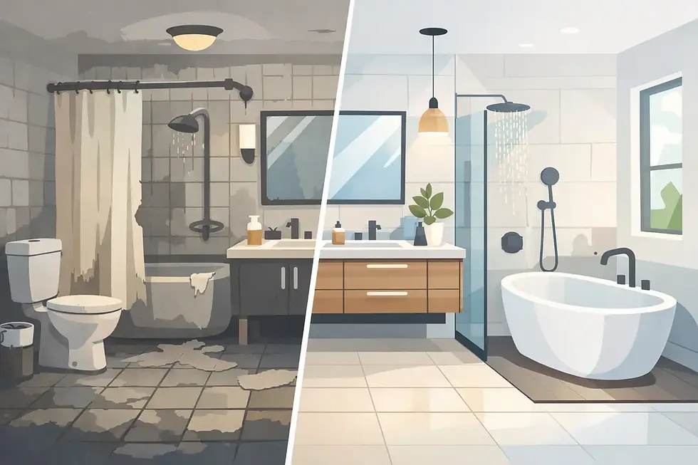 Bathroom Renovations Before and After That Last