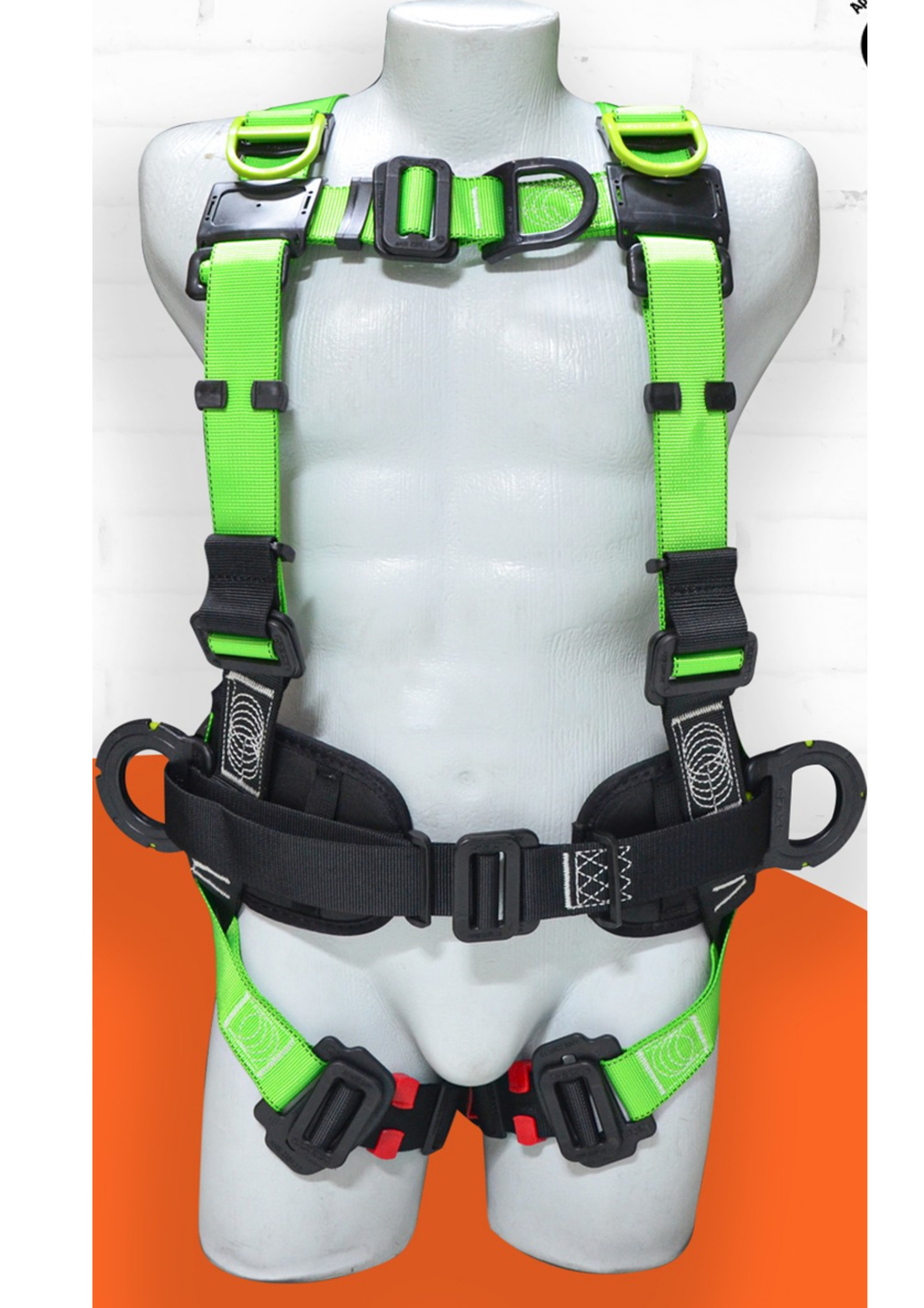 ARNÉS MULTIPROPÓSITO DE 4 PUNTOS DE ANCLAJE TIPO D DIELECTRICO CON FAJA  - ORBIT