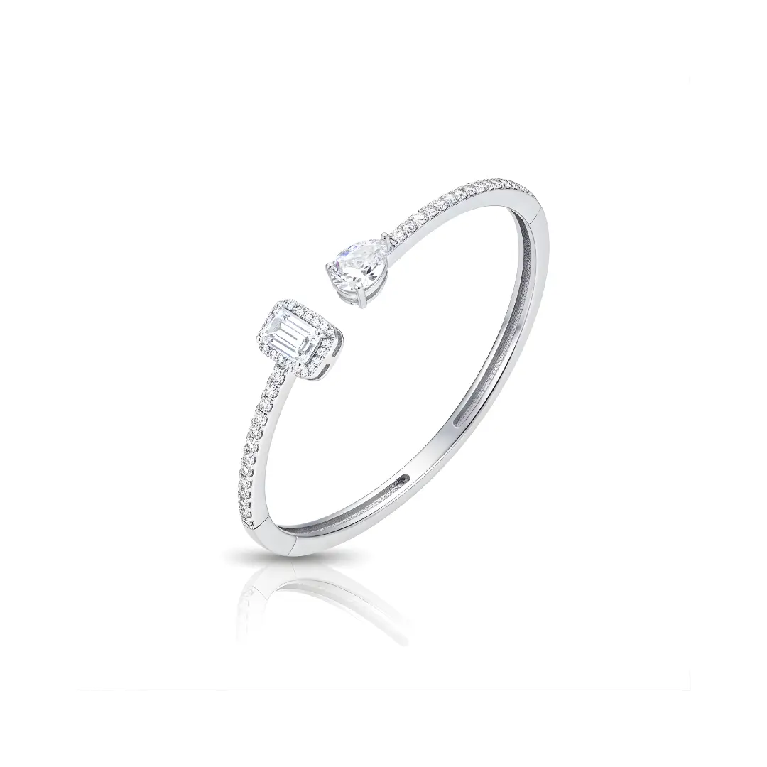 Bracelete Cristal Inspired Attract Ródio