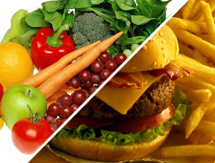 Aula sobre Alimentação Saudável - Fast Food x Alimentos Saudáveis