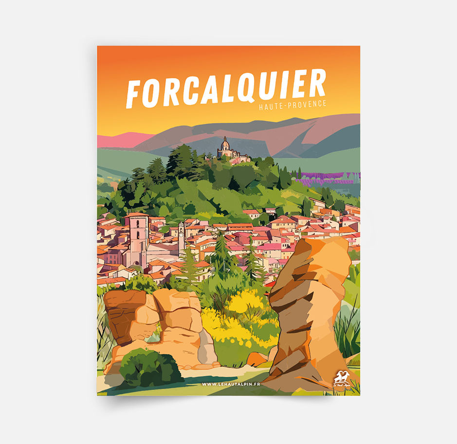 Affiche Forcalquier - Haute Provence