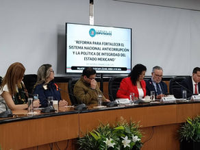 Presentan propuesta de reforma a la Ley General del Sistema Nacional Anticorrupción en la Cámara de Diputados