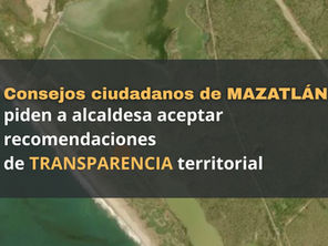 COMUNICADO: CONSEJOS CIUDADANOS DEL IMPLAN Y DEL COMUDES PIDEN A LA ALCALDESA ESTRELLA PALACIOS QUE ACEPTE RECOMENDACIONES DE TRANSPARENCIA EN GESTIÓN TERRITORIAL