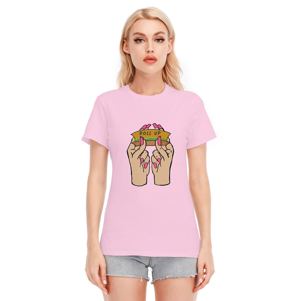 Thumbnail: She Scrolls Unisex O-neck Short Sleeve T-shirt | 180GSM Cotton