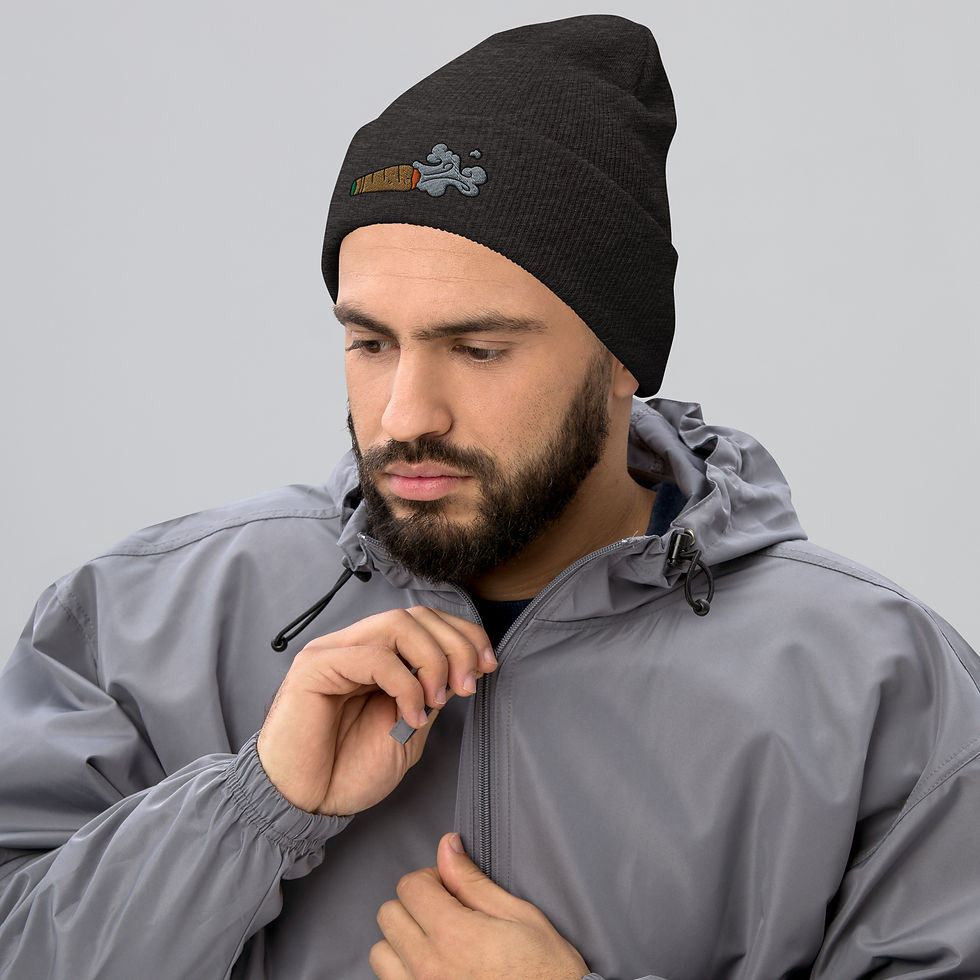 Thumbnail: 420 Lit blunt Cuffed Beanie