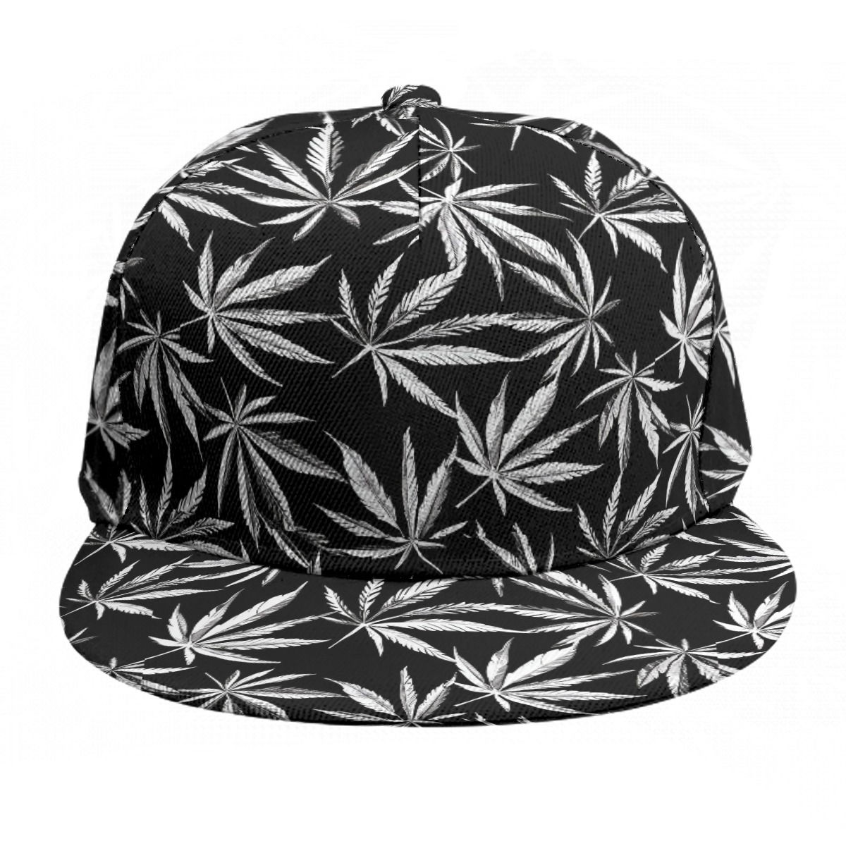 Cannabis leaf bkw Baseball Cap With Flat Brim