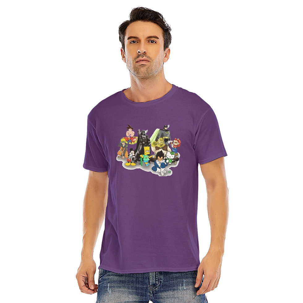 Thumbnail: Unisex O-neck Short Sleeve T-shirt | 180GSM Cotton (DTF)