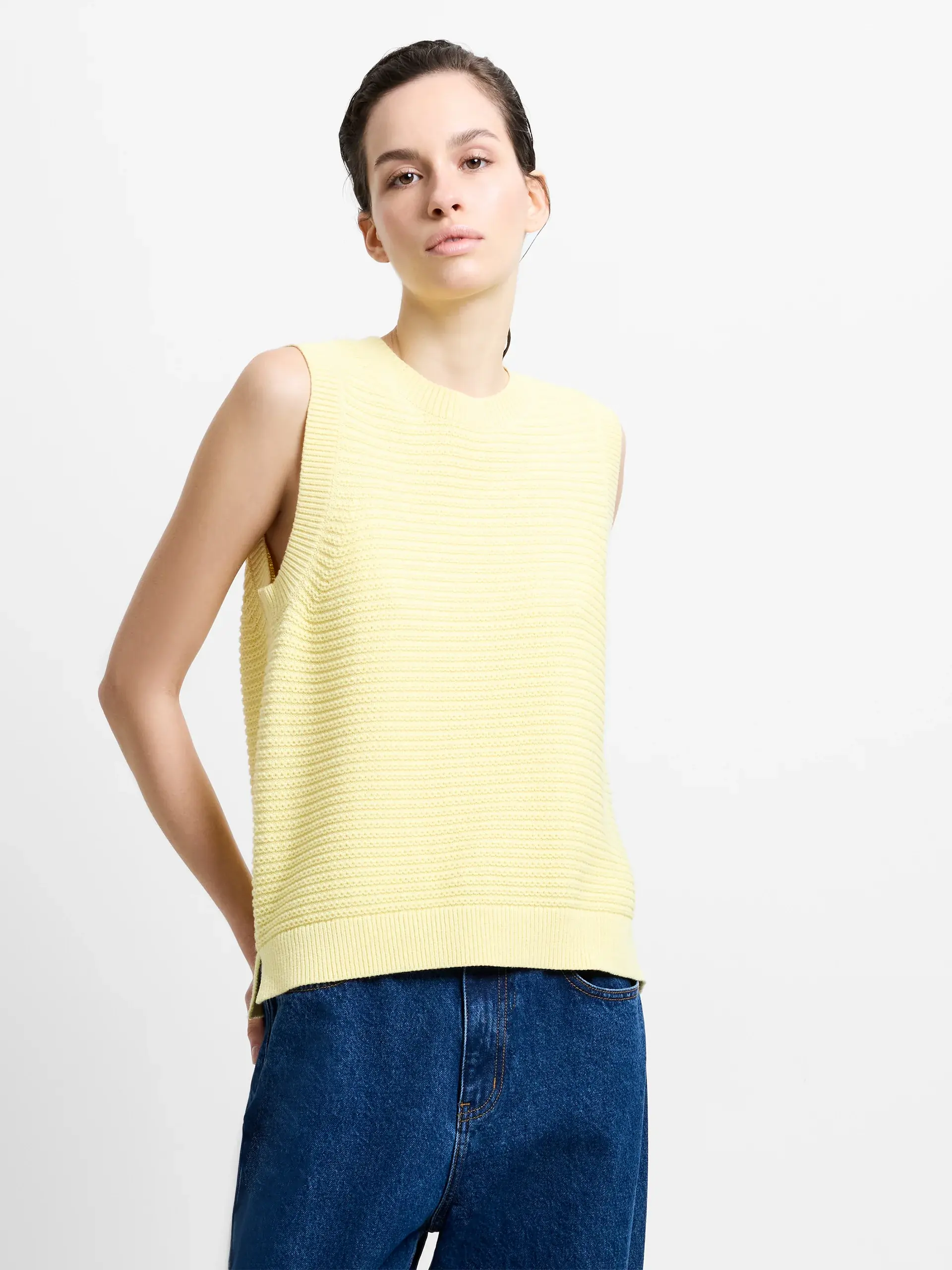 French Connection Lily Mozart Knit Tank Top