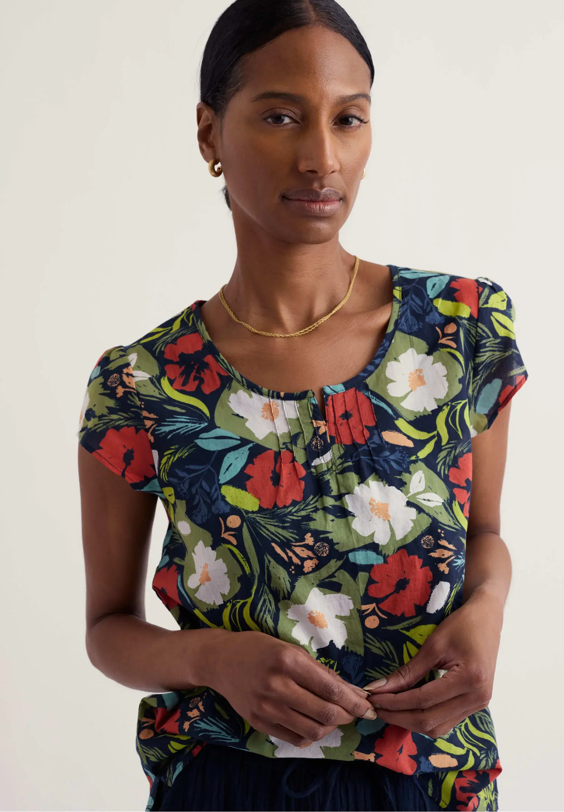 Seasalt Garden Gate Cotton Top