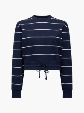 French Connection Sunday Sweat Striped Top