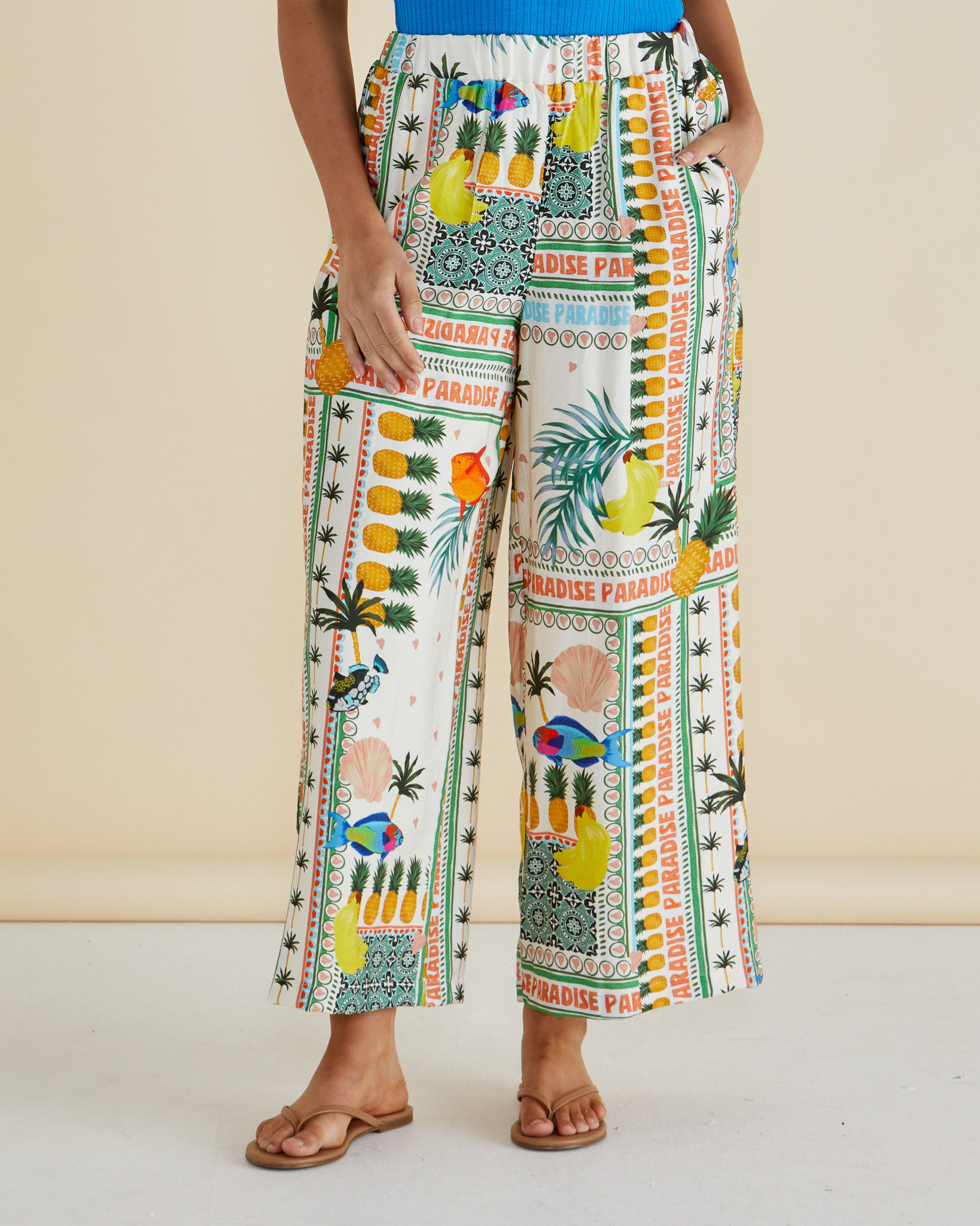 Betty Basics Sable Wide Leg Trousers
