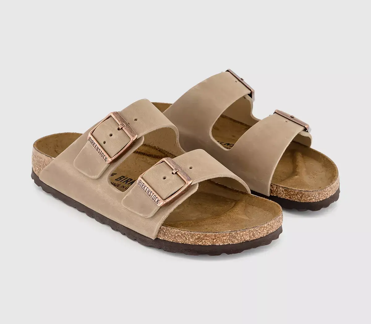 Birkenstock Arizona Oiled Leather Tobacco Brown