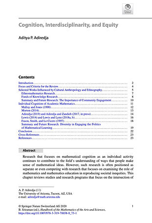 Adiredja (2020) Cognition Interdisciplin