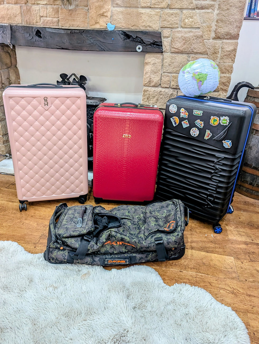 suitcases to move to thailand
