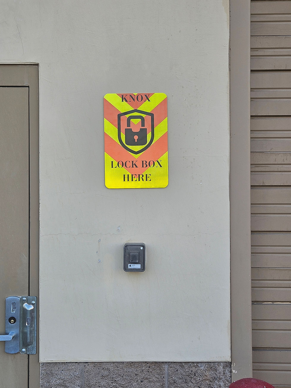 Fire Safety Fridays: The Critical Role of LockBox Signs in Emergency Response