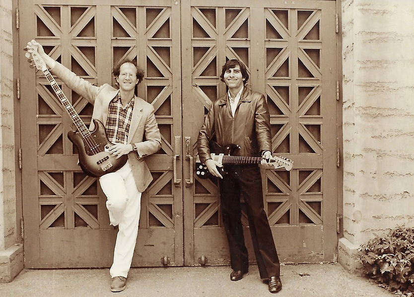 1980's photo of lead singer and a unique fusion of indie and science fiction rock
