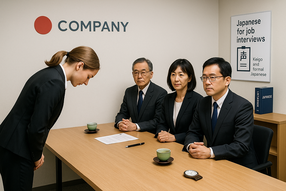 Interview at a Japanese company