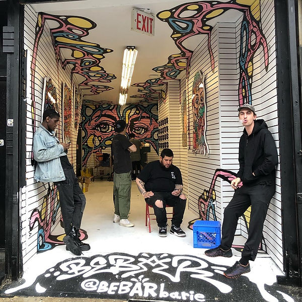 KMG Studio New York Fashion Animation Bebar BebarBarie Regarde Moi Soho grafitti art exhibition