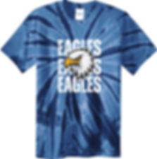 Navy Spider Tye Dye Tee