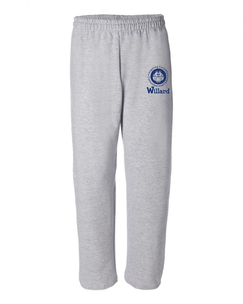 Navy on Heather Grey Sweatpants
