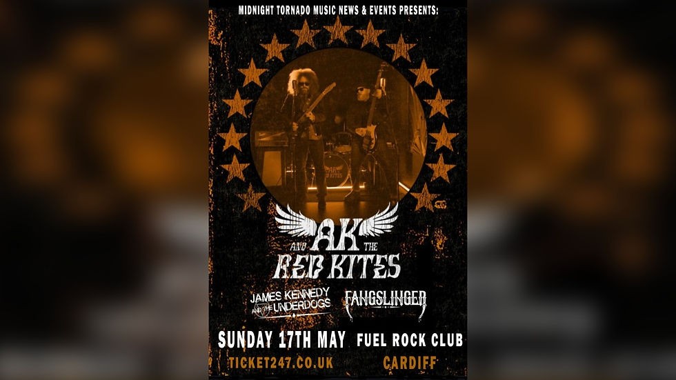 AK & The Red Kites + James Kennedy + FangSlinger