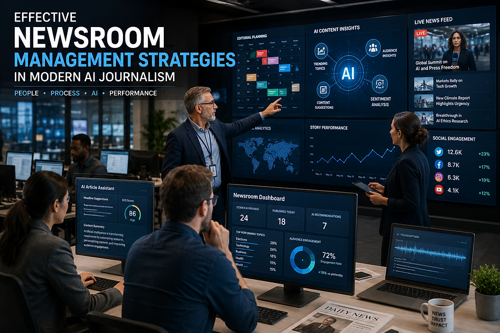Effective Newsroom Management Strategies in Modern AI Journalism