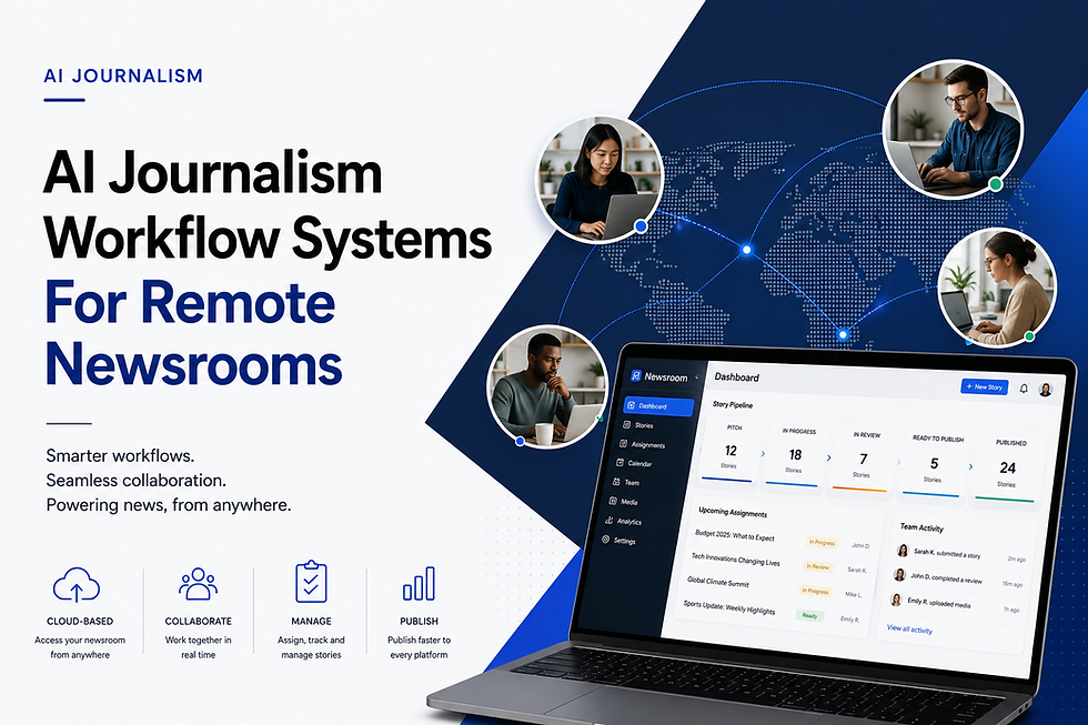 AI Journalism Workflow Systems For Remote Newsrooms