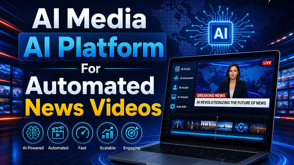 AI Media Platform For Automated News Videos