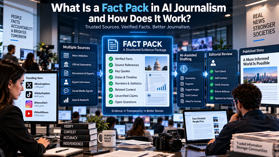 What Is A Fact Pack In AI Journalism And How Does It Work?