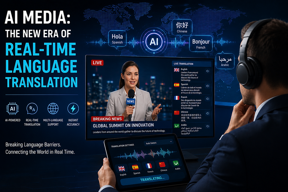 AI Media: The New Era of Real-Time Language Translation