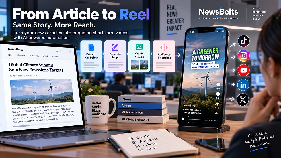 Article-to-Reel Automation: A Complete Guide for Digital Publishers