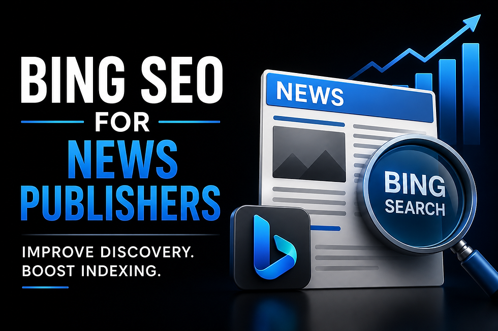 Bing SEO checklist covering technical SEO, editorial quality, discovery, indexing, and AI visibility.