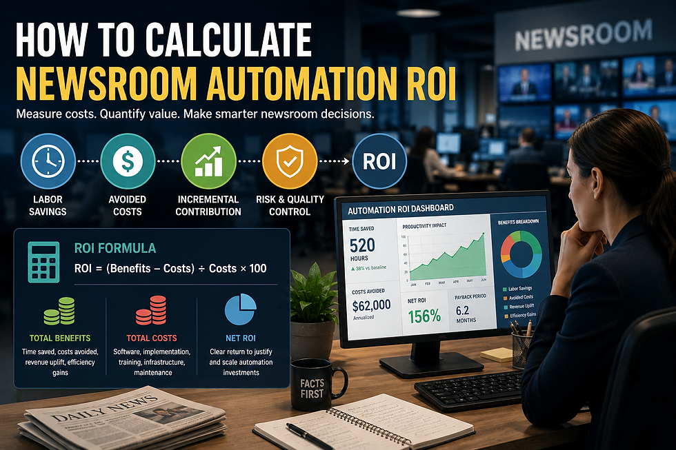How To Calculate Newsroom Automation ROI: A Practical Guide For Publishers