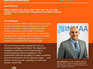Publication: Analytical Intervention in Complex FMCG Operations: A Project Management Case Study in Operational Governance