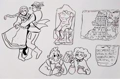 Peeps and Roman Artifacts.jpg