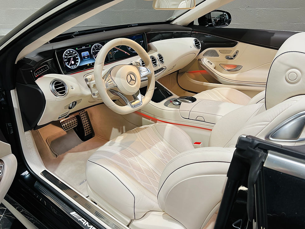 Miniature : MERCEDES CLASSE S 63 AMG VII CABRIOLET 4MATIC 585 FRANCAISE 1ERE MAIN