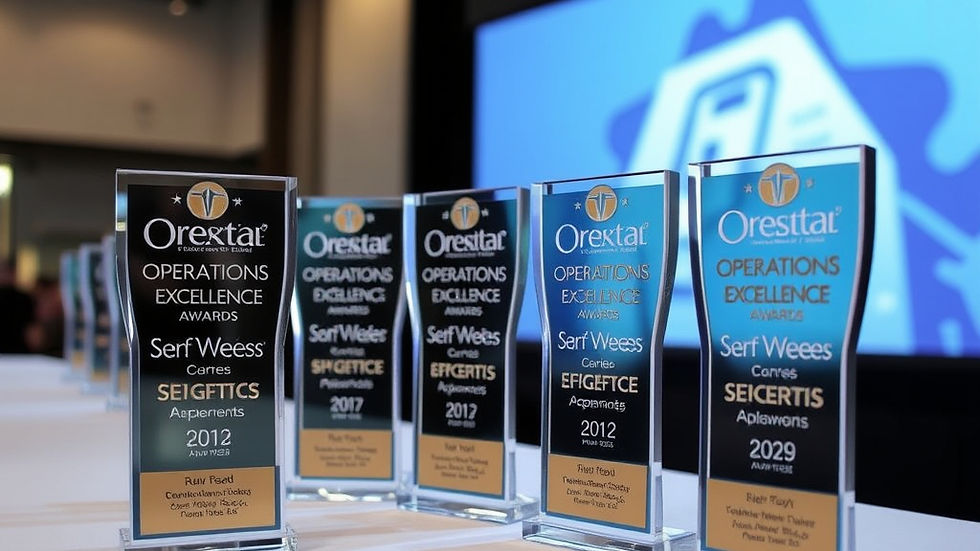 Operations excellence awards