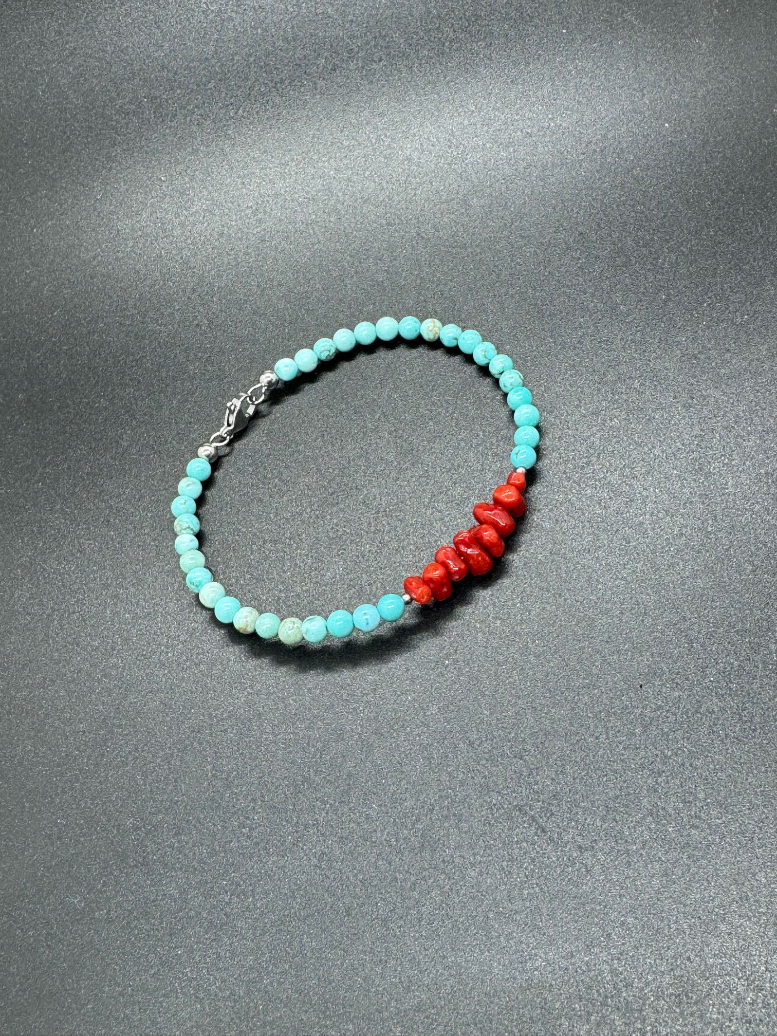Bijou Corail Rouge et Turquoise
