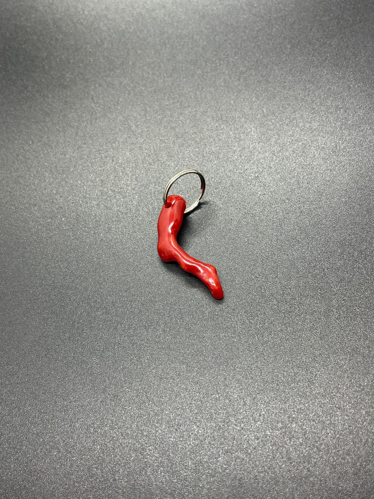 Porte-clé Corail Rouge véritable