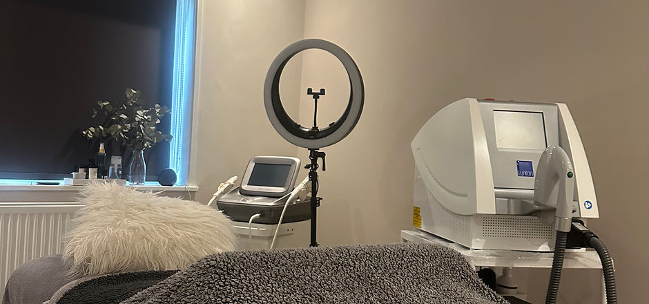 Treatment room at Vanilla Skin & Wellness in Grange-over-Sands, Cumbria