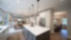 Modern open-plan kitchen and dining area