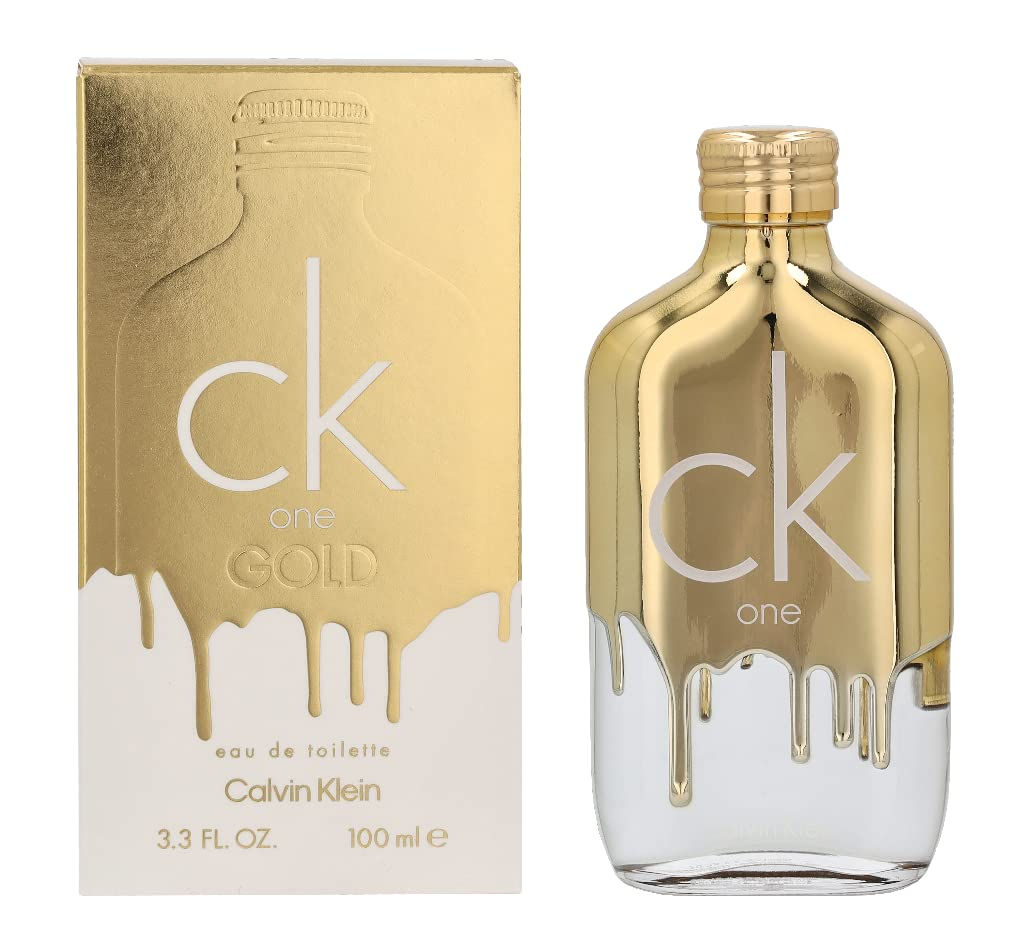 Calvin Klein CK One Gold Eau de Toilette – Woody Unisex Fragrance – With Notes o
