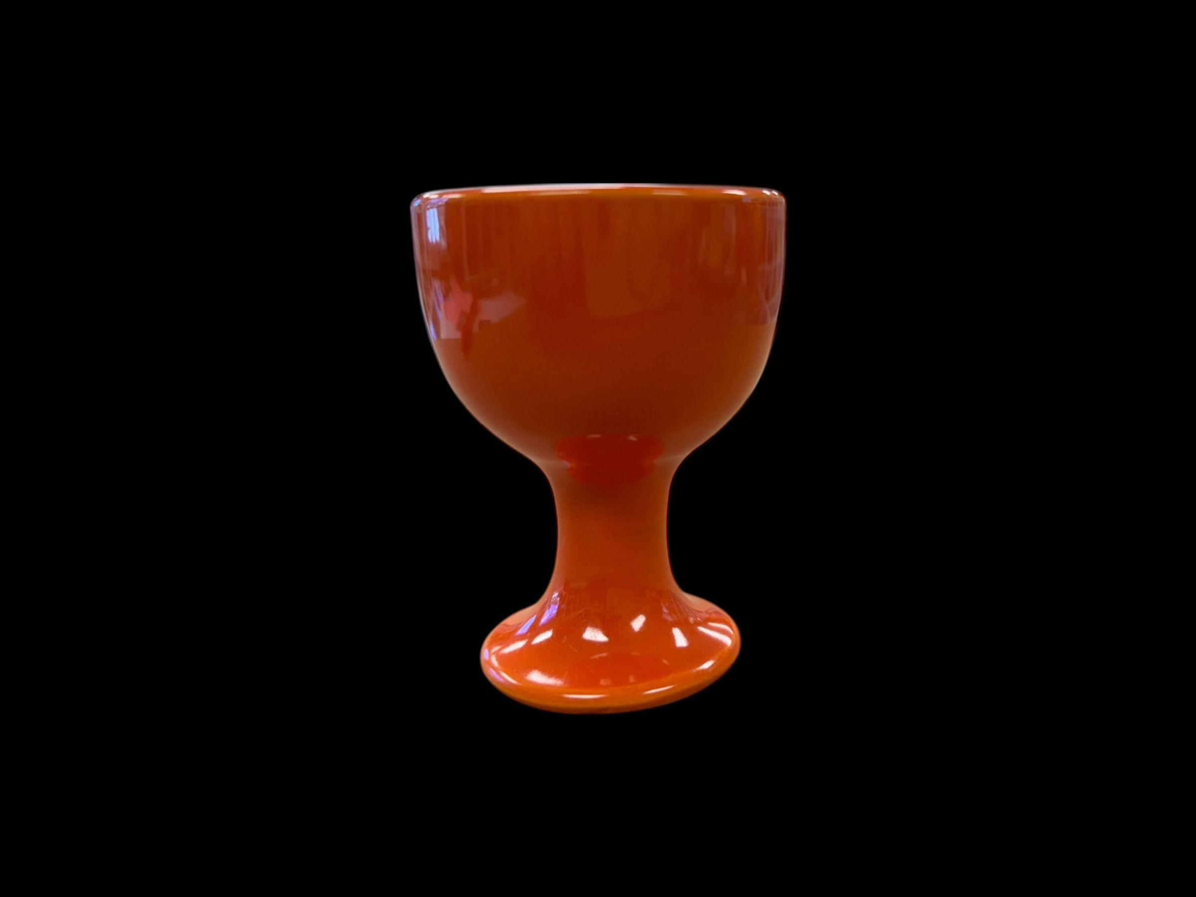 Harlequin Single Egg Cup Individual Egg Cup Red