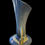Thumbnail: Roseville Wincraft Pine Cone Vase Blue 283-3