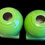 Thumbnail: Fiesta Shamrock Round Bulb Candle Holder Pair