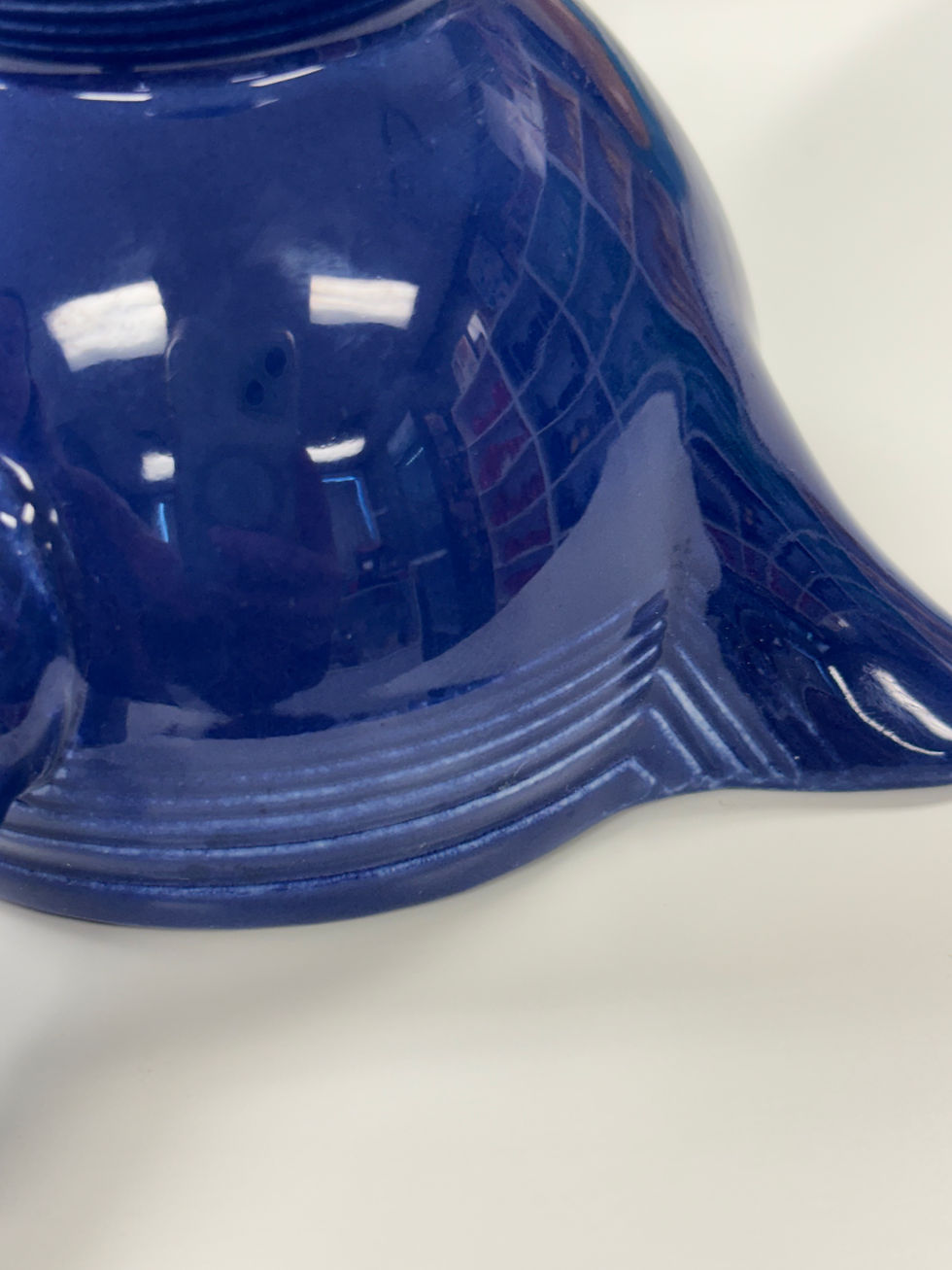 Thumbnail: Vintage Fiesta Stick Handled Creamer Cobalt Blue