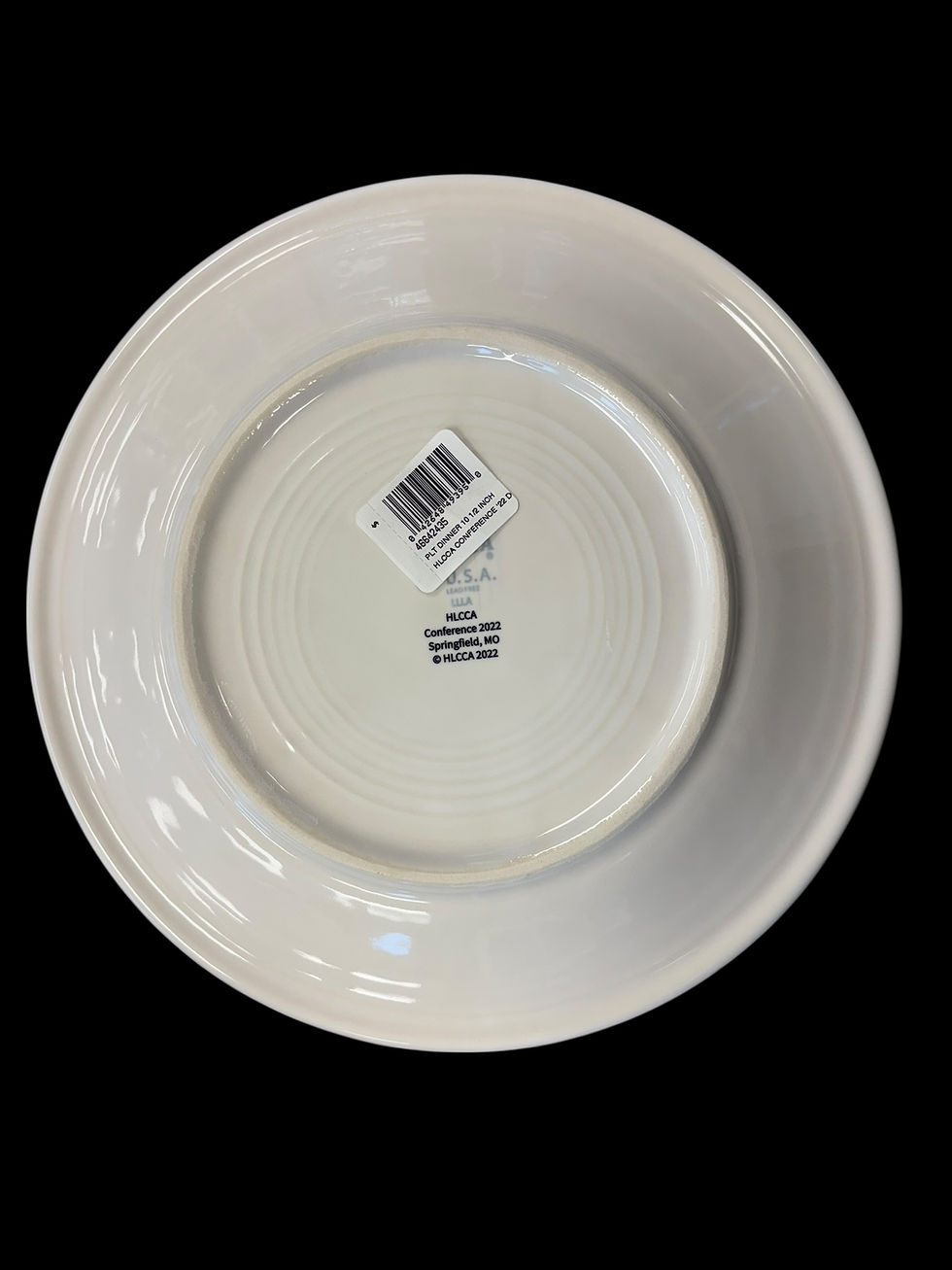 Thumbnail: Fiesta HLCCA 2022 Dancing Dots Dinner Plate 10 1/2” Conference Exclusive