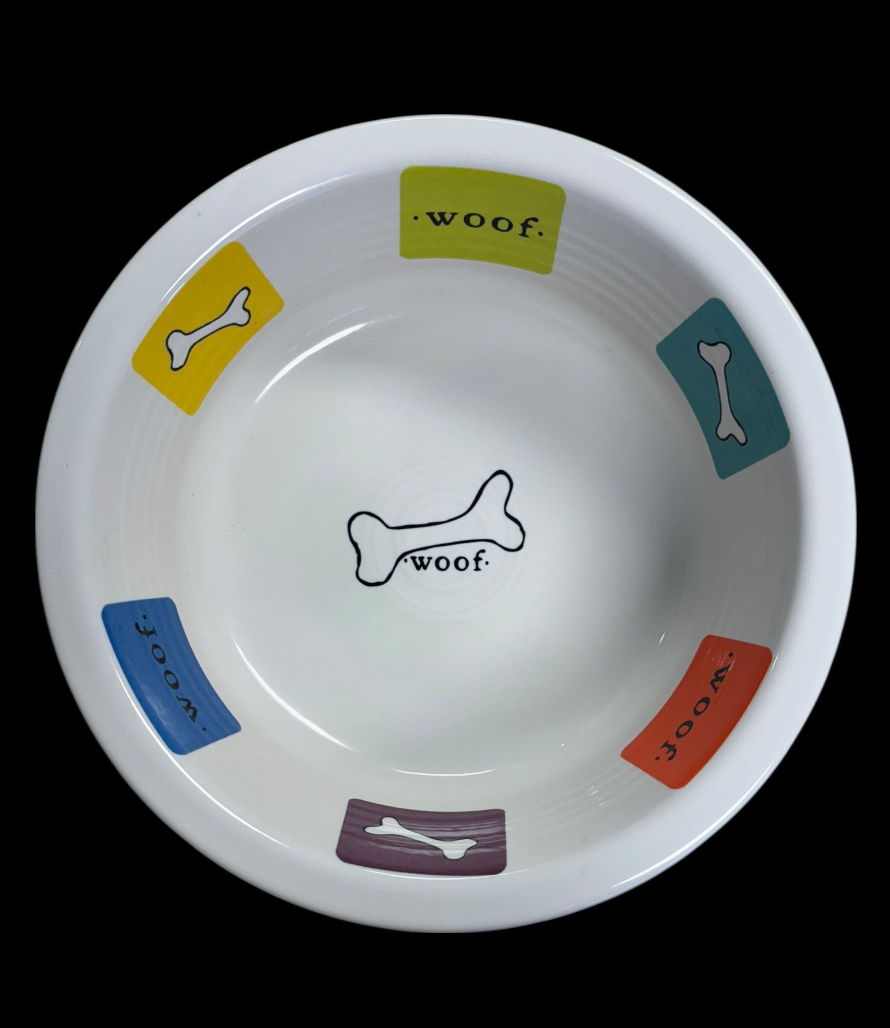 Fiesta Woof 1 QT Pet (Dog) Bowl